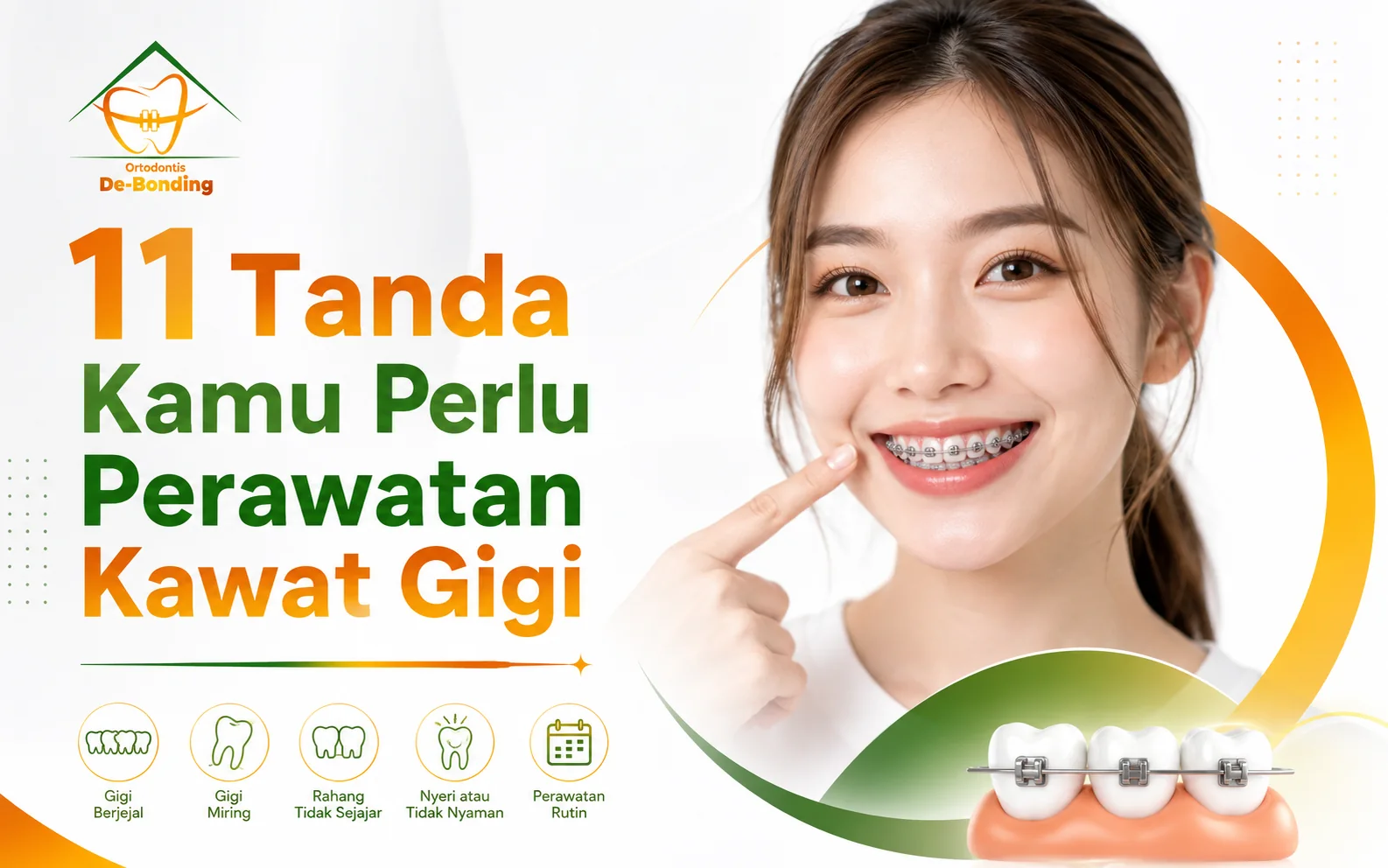 11 Tanda Kamu Perlu Perawatan Kawat Gigi